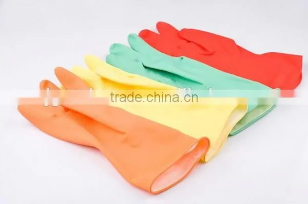 Hands Kitchen Gloves Rubber Dishes Cleaning Home Office Toilet Latex photo-3