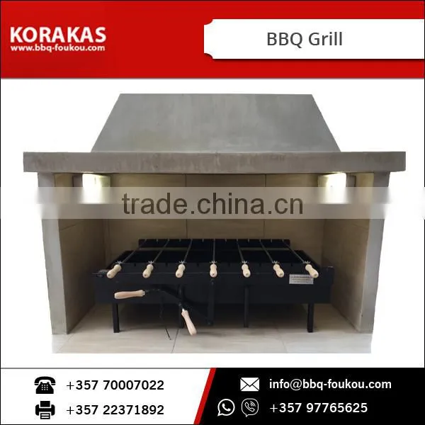 Commercial Smoker Barbecue Grills, Charcoal Burning BBQ Grill Machine photo-3