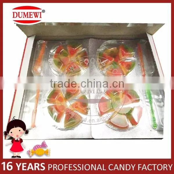 Halal Pizza Shape Fruit Gummy Candy Jelly Candy photo-2