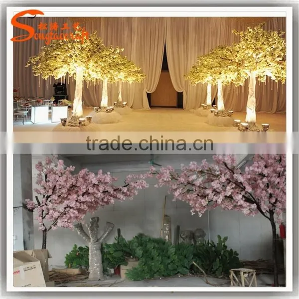 Latest Exported to America of Artificial Plastic White Cherry Blossom Tree Wedding Decor photo-2
