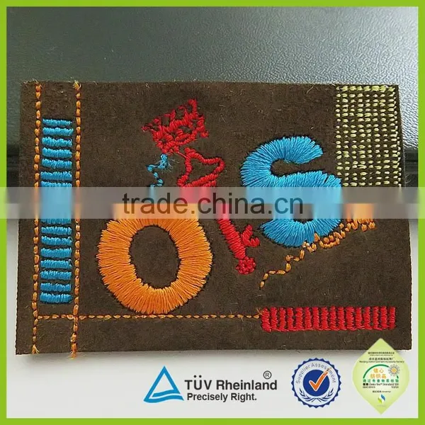 China Professional Supply Custom Embroidery Brand Patch for Clothing photo-2