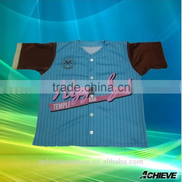 Custom Stripe Baseball Jersey 5xl Wholesale photo-6