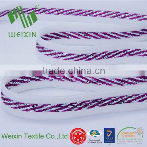Customozed Color Elastic Trimming Lingerie Purfle photo-2