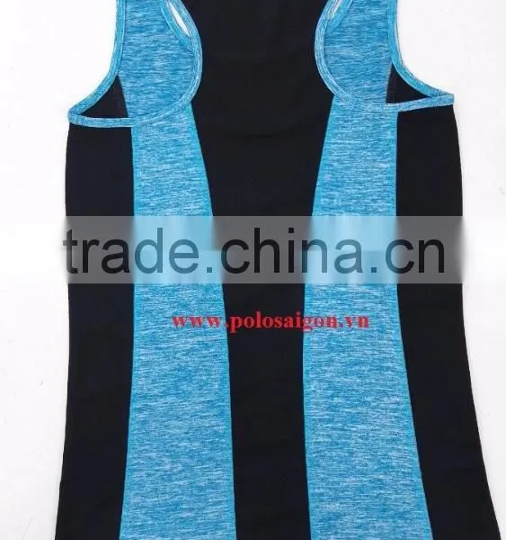 NEW DESIGN 2016 OF WOMEN TANK TOP ,CUSTOMIZE ORDER, HEATHER FABRIC 92% POLY-8%SPANDEX photo-2