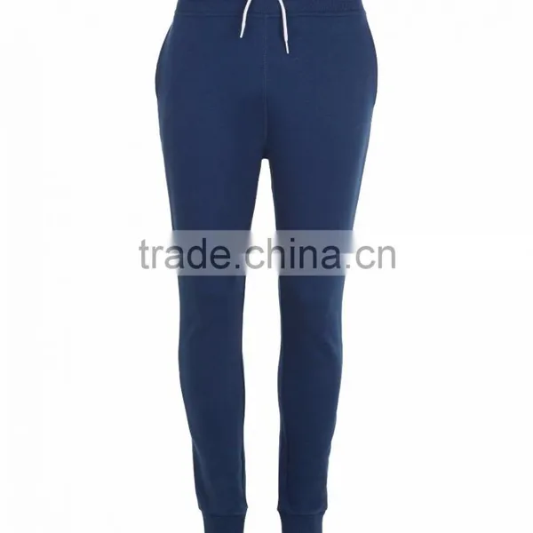 High Fashion Blue Basic Men Fitness Joggers Match Hoodies Playsuit Sweat Pants Custom With Side Pockets photo-4