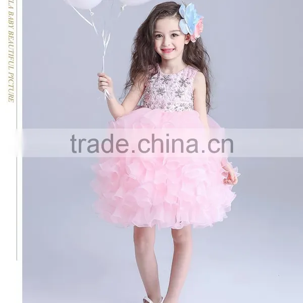 2017 Show Stage Costumes Princess Dress for Girls photo-3