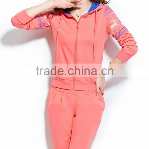 Gorgeous Fashion Pink Superior Custom Womens Casual Suit Slim Wholesale photo-3