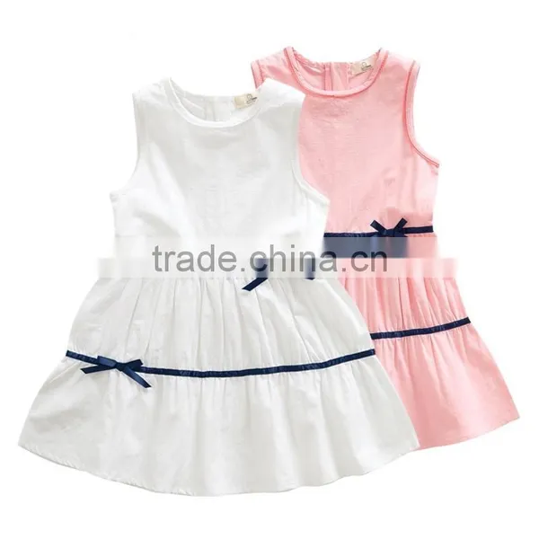 Direct Clothes Factory International Wholesale Custom Girls Casual Summer Skirt Sleeveless 1PC Quality Clothing photo-3