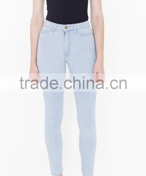 Ruawaylover New Style Ladies 2017 Fashion High Waisted Denim Jeans photo-6
