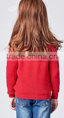 2017 OEM Custom-Made Shawl Knitting Patterns Sweater Coat for Children photo-3