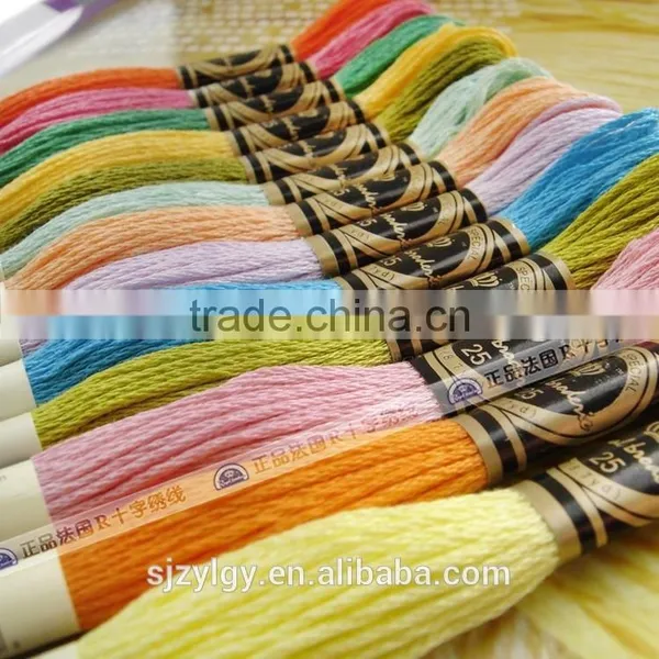 Top Grade Cotton Yarn 447 Colors Cotton Yarn Sewing Cotton Threads photo-3
