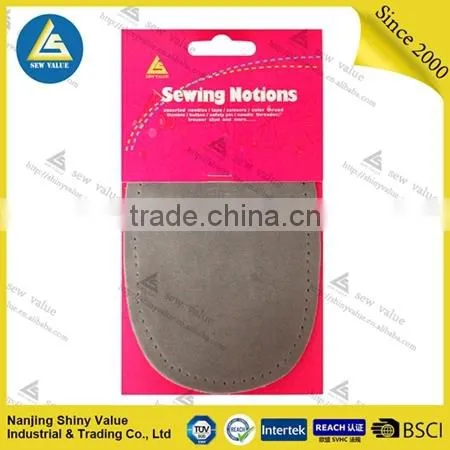 Round Shape Dark Beige Velour Iron on Shirt Patches photo-3