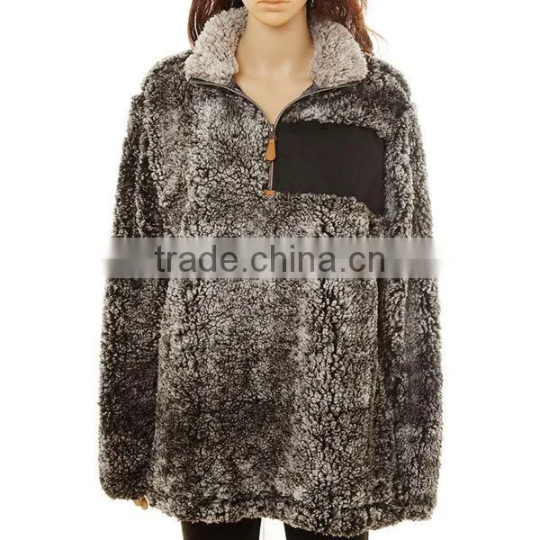 FACTORY Wholesale Monogrammed Fleece Pullover photo-5