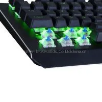 Led Mechanical Wired Double Injection RGB Rainbow Keyboard Computer Gaming Keyboard