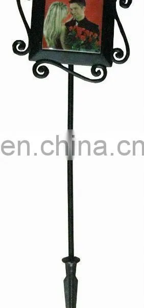 Sublimation Ceramic Tiles With Wrought Iron Garden Stake