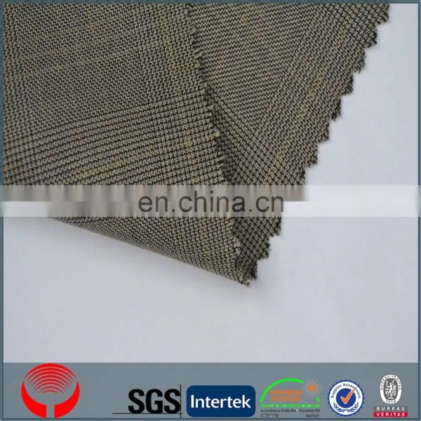 Men Suit tr Check Fabric for Making School Uniforms tr Suiting Fabric in Checks photo-3