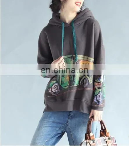 Fashion Hooded Sweater Winter Women Casual Short Sweatshirt Pullover Hoodies photo-3