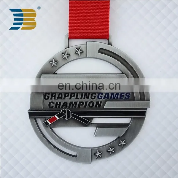 Antique Copper Plated Animal Sport Commemorative 3d Medal photo-6