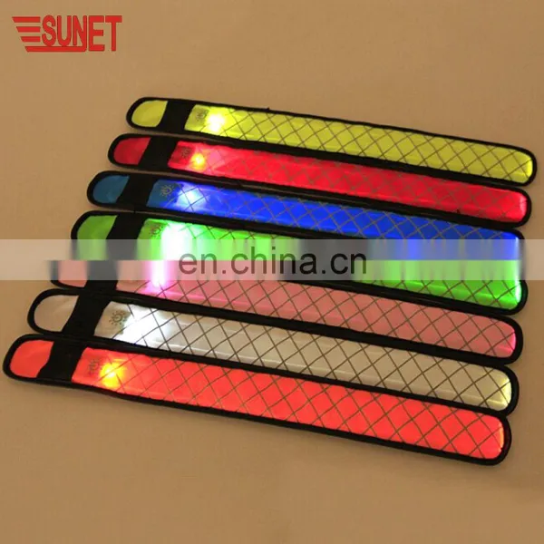 Factory Outlet Led Slap Band Led Slap Wristband Lightning Jogging Armband photo-3