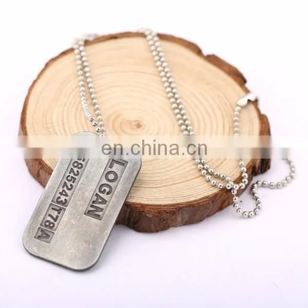Antique Silver Lost Pet Dog Information Engraved ID Tags Alloy Metal Cheap Price Pets Accessories Dog Tags photo-4