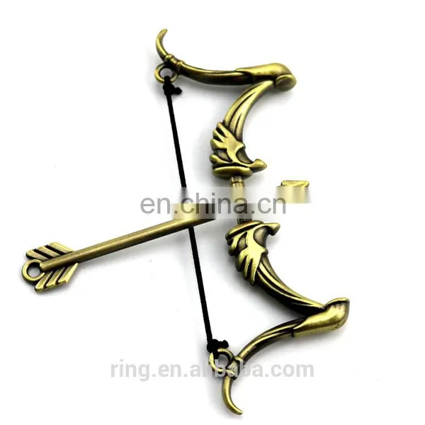 Metal Bow and Arrow Set Weapon Model Legend of Zelda Weapon Jewelry photo-2