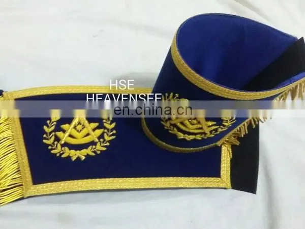 MASONIC REGALIA GRAND LODGE PAST MASTER CUFF'S BLUE photo-5