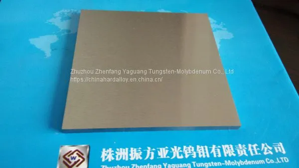 Tungsten Sheet 100*100*5 Pure Tungsten Plate photo-2