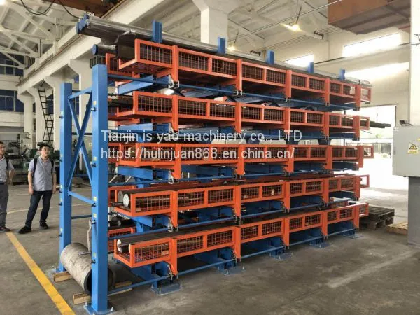 Storage of Round Steel Square Steel Channel Steel Angle Steel Beams Choosing Telescopic Cantilever Racking photo-4