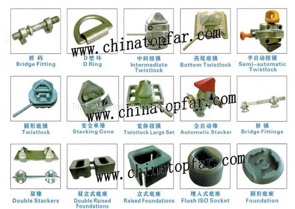 Container Lashing Rod,bridge Fitting,twistlock,dove Tail,stacking Cone photo-4