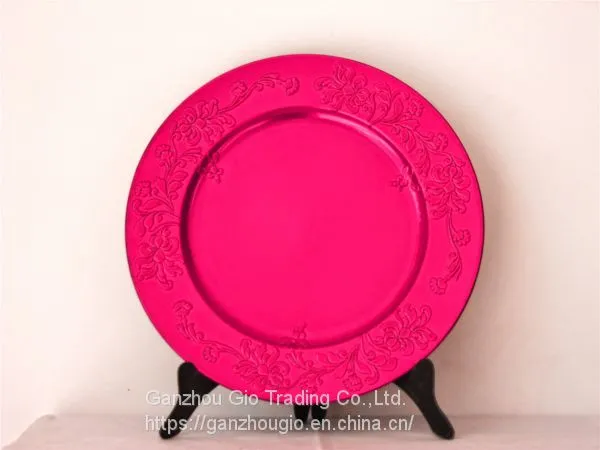 Plastic Charger Plate,christmas Decoration Plate Charger Plate Made in China YF-60572 photo-4
