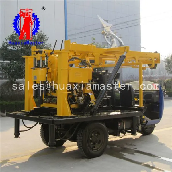 XYC-200A Tricycle-Mounted Hydraulic Rotary Drilling Rig Water Well Drilling Rig photo-2