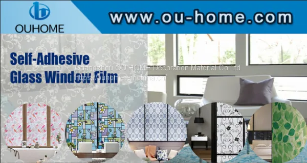 BT801 PVC Self Adhesive Glass Window Film photo-2