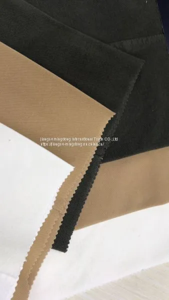 56%Cotton 38%Rayon 6%Spandex Peached Twill photo-3