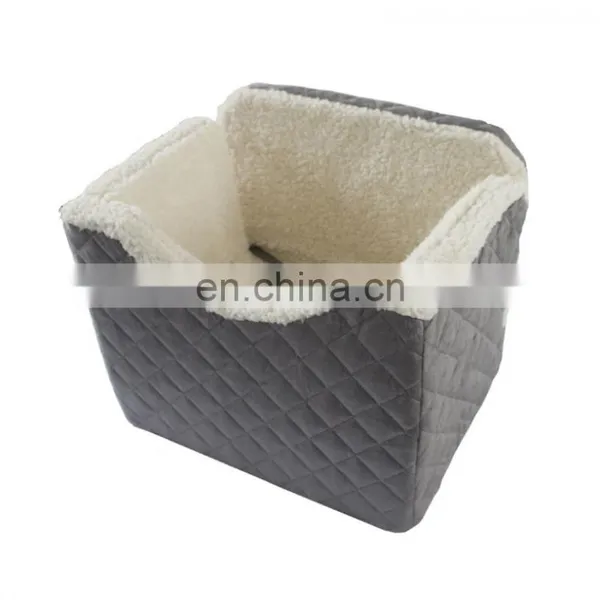 Portable Dog Car Seat Safety Pet Bed Soft Car Seat for Dogs With Harness for Dogs Travel Carrier photo-4