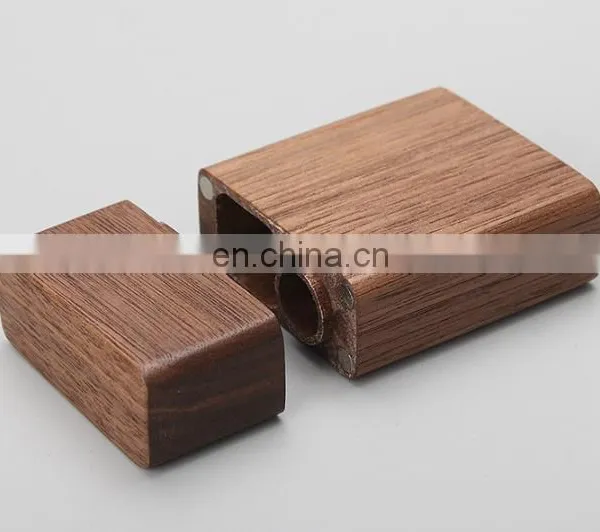 HQP-XJ16 HongQiang Wooden Custom Weed Smoking Cigarette Case Pipe Smoking Accessories Hitter Dugout photo-5
