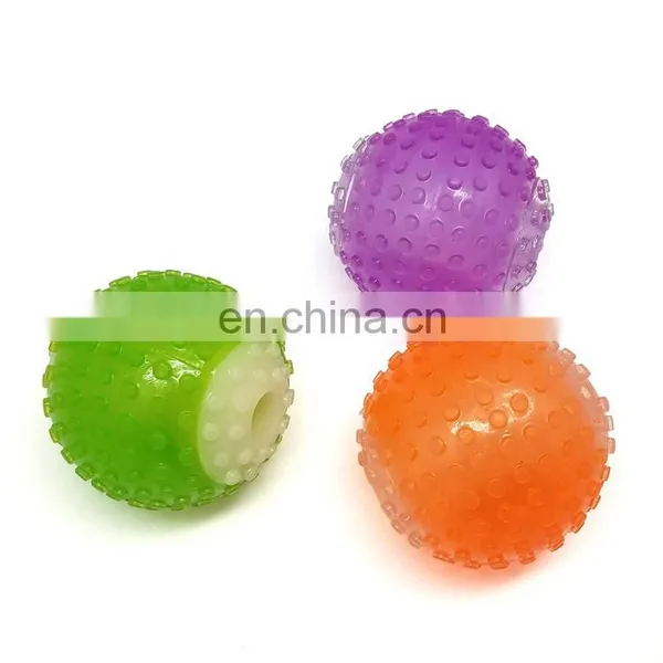 2020 New Arrival Dog Squeaky Whistle Ball With LED Lights photo-4