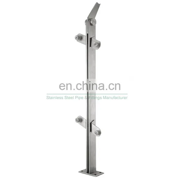 New Promotion Balcony Balustrades Handrails Post Deck Stainless Steel Raling Supplier From China photo-3