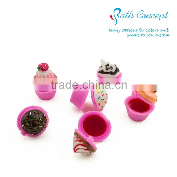 Cupcake Shape Moisturizing Organic Lip Balm for Kids photo-2