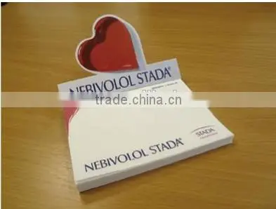 full color custom post notes slim cube,post note with sticky,rabit shaped sticky notes