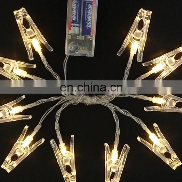AMAZON 30 LEDs Photo Clip String Lights Battery Box LED Photo Clip Lamp String New Ins Room Decorative Photo Led Clip Lamp photo-2