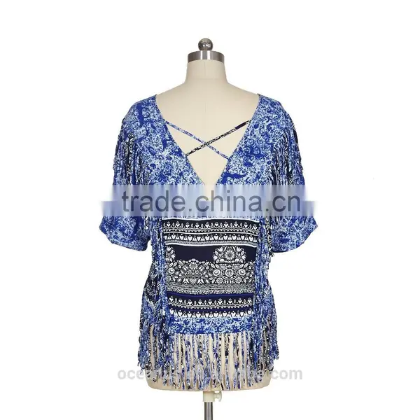 100% Engineering Print Blouse photo-2