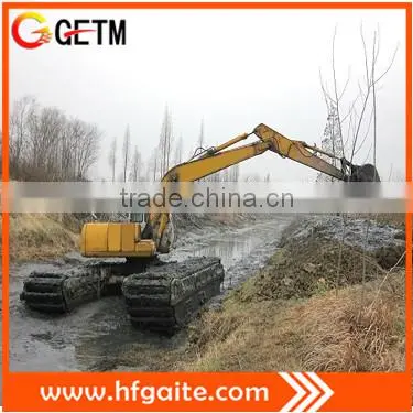 Amphibious Dredging Equipment Excavator With 3 Rows of Chain photo-2