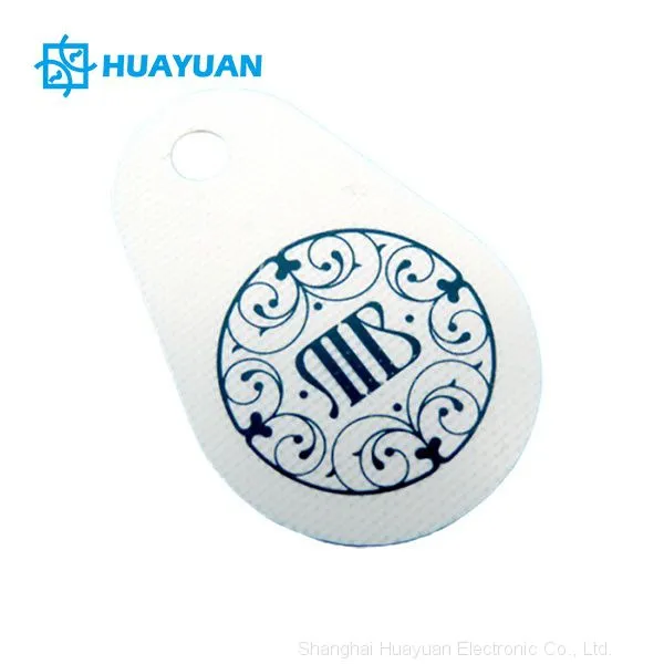 Silk Screen Printing Customized NFC NTAG216 RFID Chip Keytag for Loyalty Management photo-4