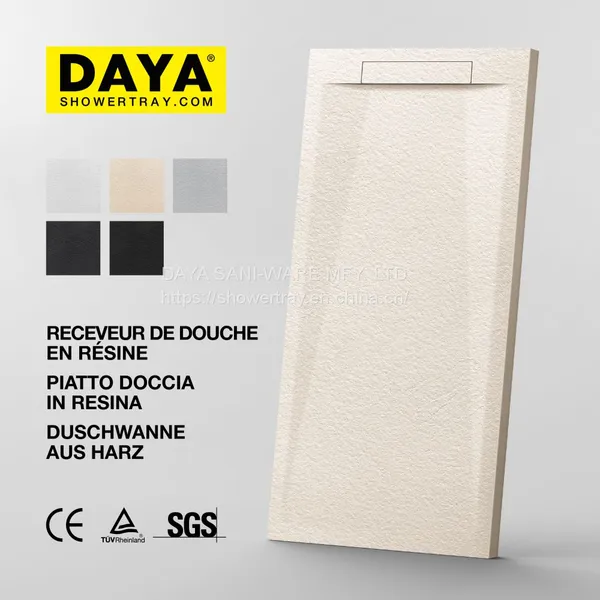 Résine de Marbre Moderne Piatto Doccia Colorato Nettoyage Facile Base de Douche