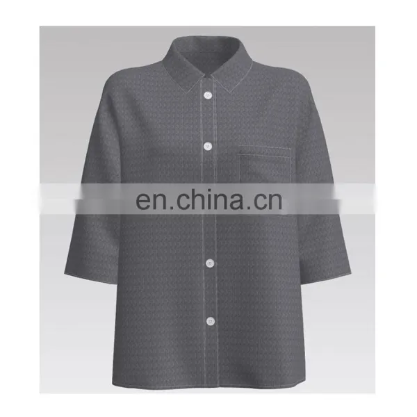 New Arrival Melange Cotton & Lenzing Tencel Yarn Dyed Dobby Fabric for Household Garment