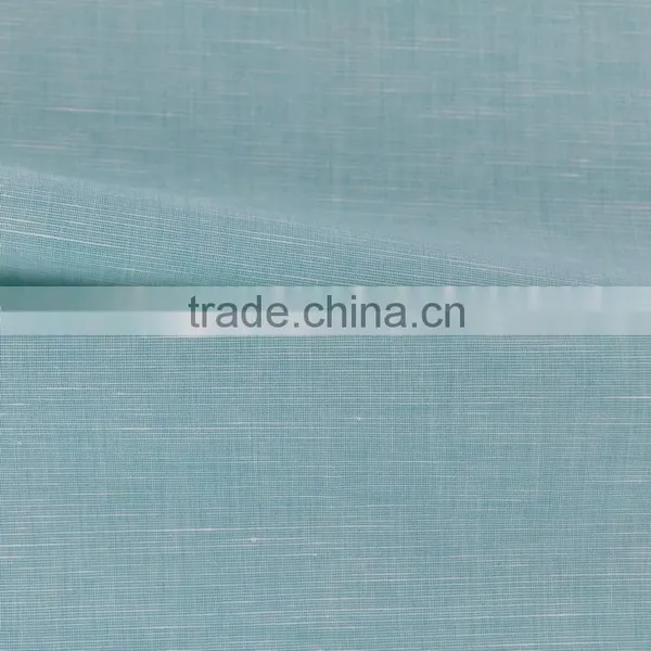 Chambray Fabric,linen Cotton Fabric for Men's Shirt,linen Cotton Yarn Dyed Fabric photo-4