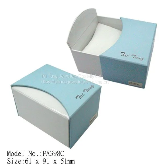 Hot Sell Factory Cheap Price Customized Drawer Box Earring Ring Necklace Bracelet Packing With Pillow Insert Cardboard Paper Box photo-2