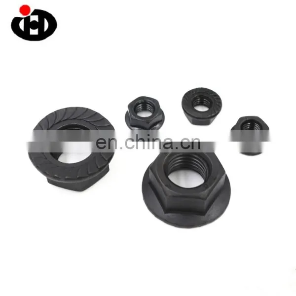Hot Sale JINGHONG DIN6923 Serrated Black Hex Flange Nut photo-5