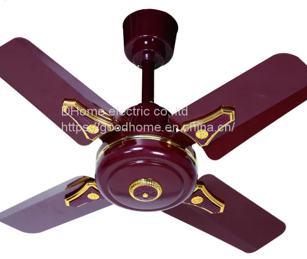 Foreign Trade 24 Inch Ceiling Fan Household Decoration Short Leaf Ceiling Fan Metal Ceiling Fan Living Room Four-leaf Ceiling Fan（Wechat:13510231336）