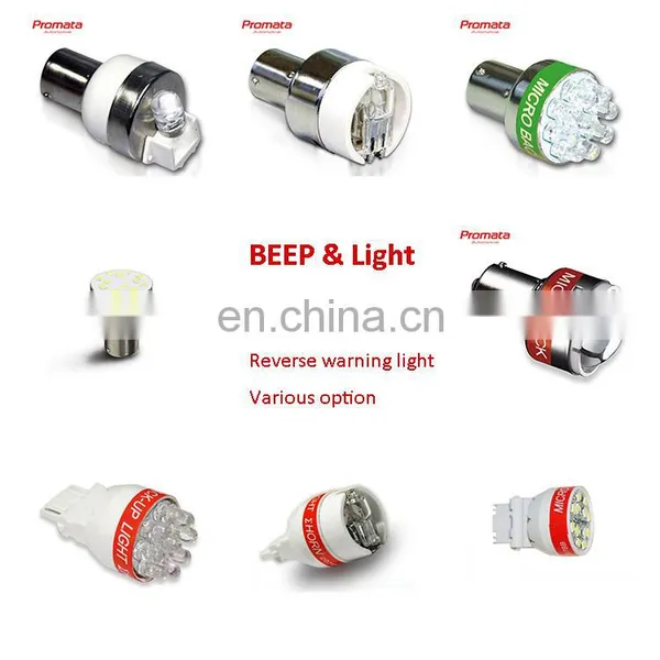 Promata LED HALOGEN 105dB Universal Warming Sound Tail Light Car Backup Alarm Reverse Light for Retrofit photo-4